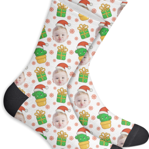 Santa BabySockz White