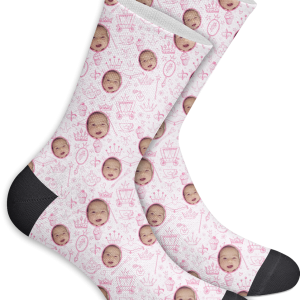 Custom Baby Picture Socks – Princess